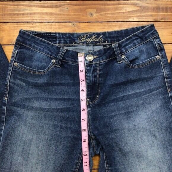BUFFALO David Bitton jeans straight leg low rise stretchy soft denim size 4 - Picture 10 of 10